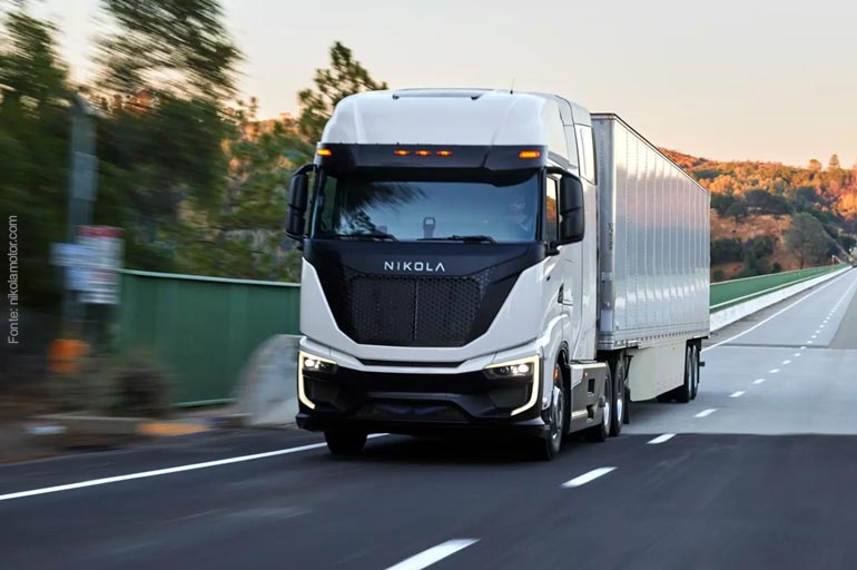 Caminhões a hidrogênio: Nikola Corporation comemora a marca de 100 unidades produzidas
