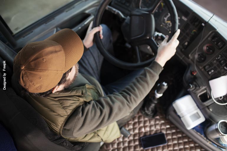 Equipamentos ergonômicos para caminhões